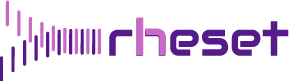 Rheset-logo met naam